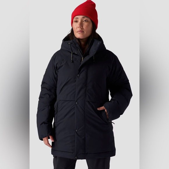 Backcountry Women's Black Allied Down Apres Parka Size Medium
